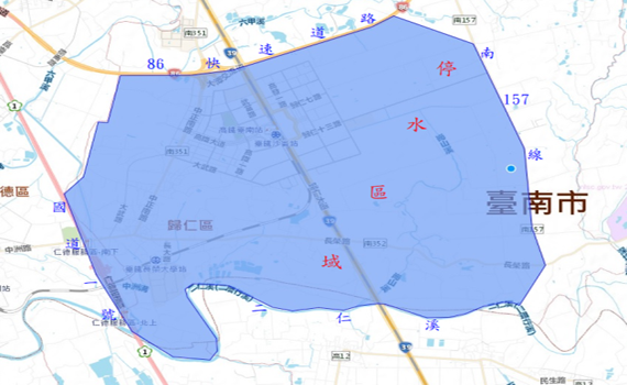台南這兩區共1580戶 30日停水7.5小時