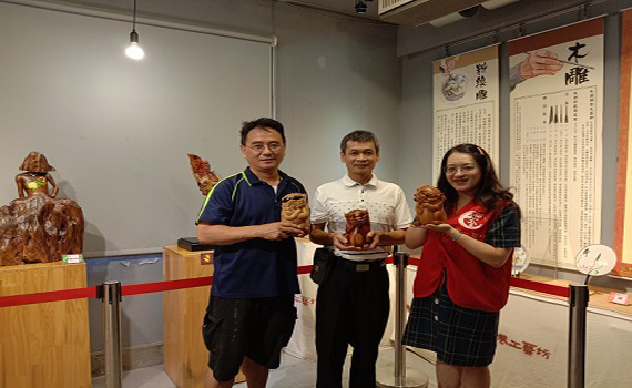 影/丁宗華「雕出內心的夢」 北港工藝坊展出