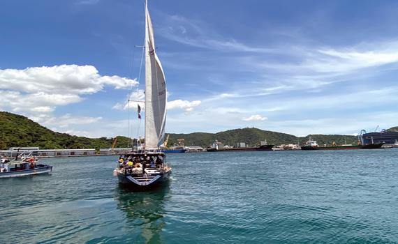 岳明國小創舉 學童駕帆船以27天時間繞行台灣及離島