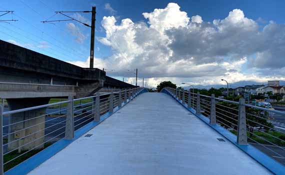 串連雙園自行車專用陸橋啟用 宜蘭至羅東鐵馬行更安全 
