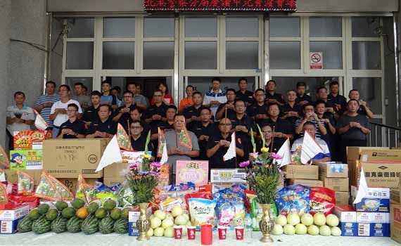 慶讚中元北港警普渡祈順 祈求轄境治安交通平安
