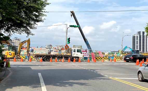 宜蘭橋改建工程路口銜接作業  9/13起連四晚交管建議改道 