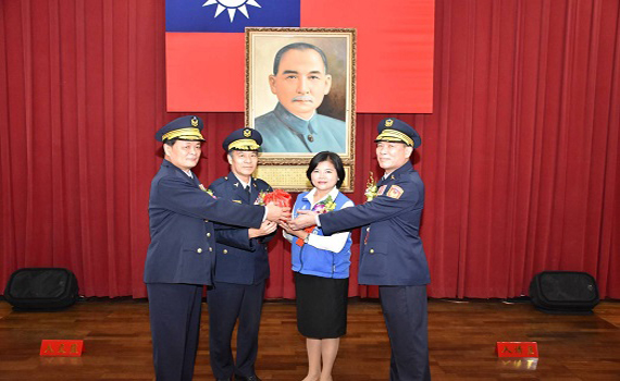 雲林縣警察局卸新任局長交接 新任局長朱宗泰走馬上任