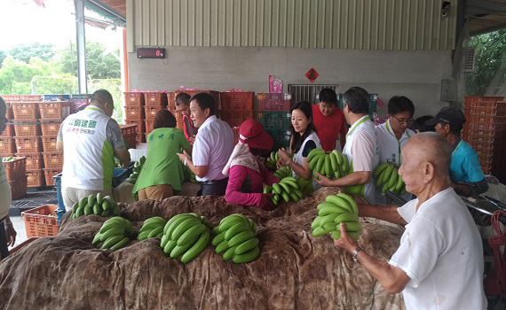 劉建國助蕉農　協助雲林香蕉企業採購 