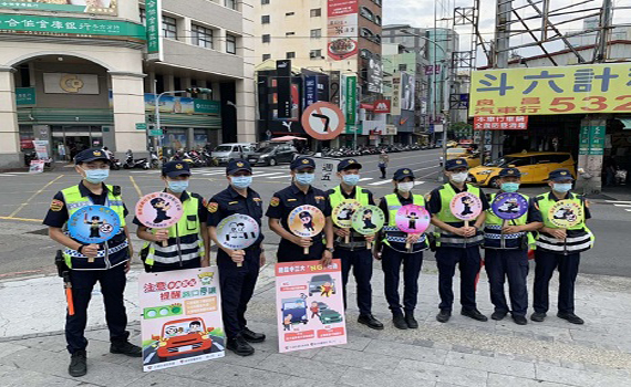 為鄉親行的安全 雲警道安宣傳「路口禮讓-停、看、聽 」