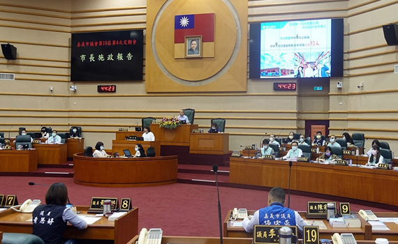 嘉義市長黃敏惠議會報告 將讓嘉義市成為世代宜居的好城市