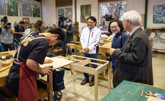 木工少林寺 林口懷德居「木師兩房一廳展」開展