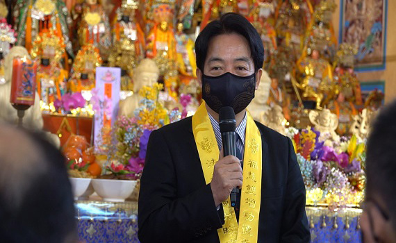 朝天宮水陸法會開香 賴清德:人神合作做好防疫、全民安康