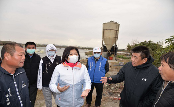 霸王級寒流來襲 張麗善視察沿海養殖漁業
