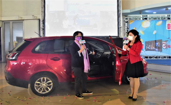 影/彰化振興三倍購第六次公開抽獎 王惠美抽出汽車大獎