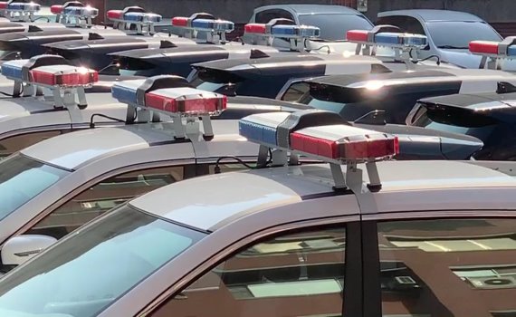 影/彰化縣警局採購嶄新警車65輛 員警票選5種廠牌款式