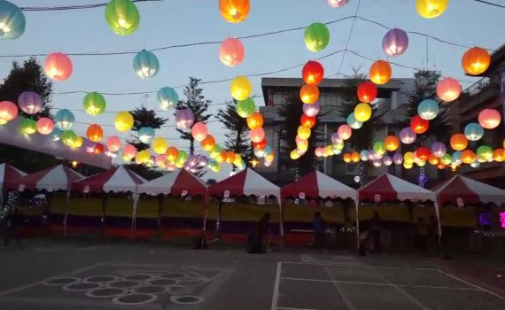 影/溪湖鎮抗疫祈福燈籠海 點亮你我心中的那盞燈
