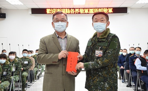 澎縣府110年春節敬軍團 賴峰偉感謝國軍鎮疆有功