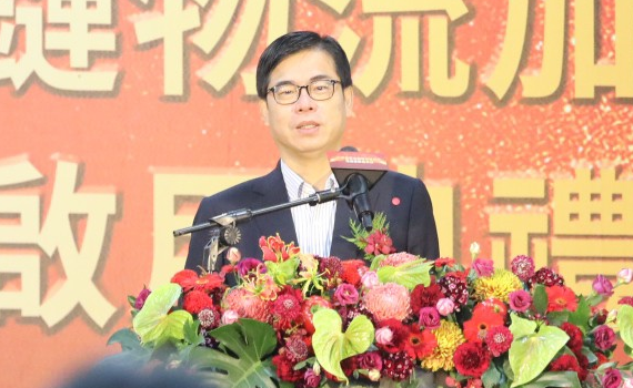 出席加洲果菜冷鏈加工廠落成 陳其邁讚:「農業供應物流台積電」