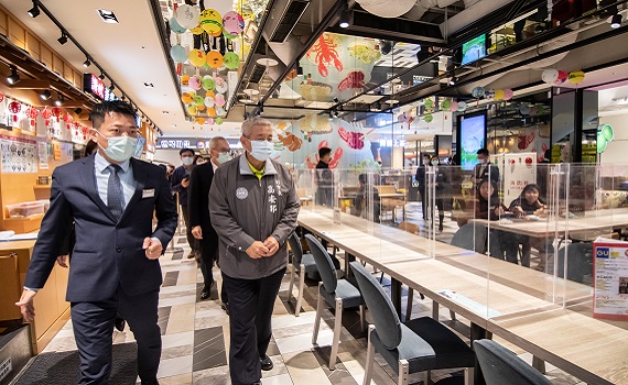 桃園新光三越站前店貼心防疫 為顧客提供安心無虞購物環境