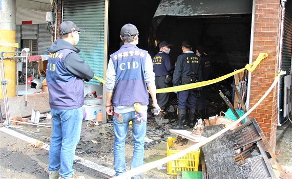 古坑東和民宅氣爆火警 獨居屋主焦屍樓梯口旁