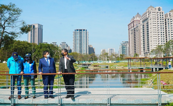 客委會主委訪視竹北東興圳景觀再造工程 肯定一期建設大成功