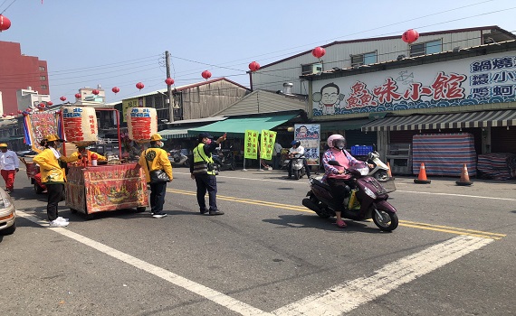 北港警用心疏導維護武德宮遶境活動落幕 228連假加強風景區疏導管制