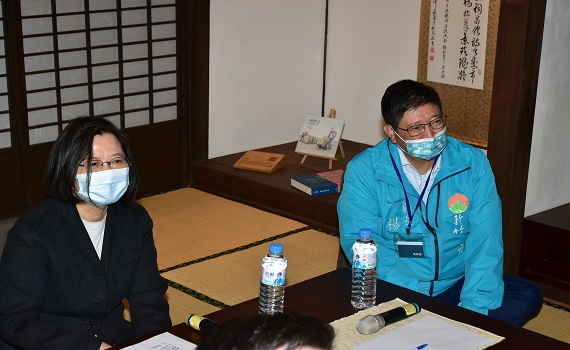 蔡英文訪竹縣關西地方創生 在地青年分享客庄藍圖