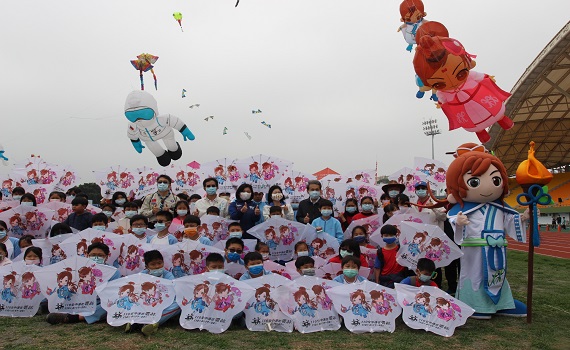 風動雲林箏霸全中運上場 吉祥物雲凌蘭心飛天迎賓