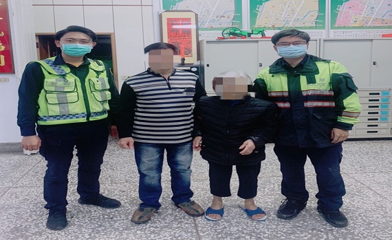 八旬婦外出購物走失 北港警同心圓速尋回