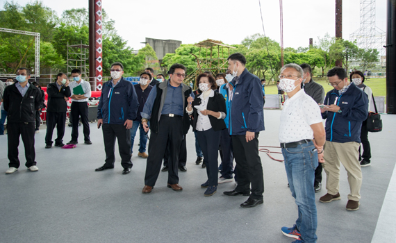 原民運開幕場地高規格防疫 林姿妙視察環境消毒作業