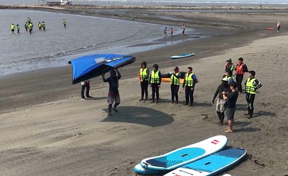 雲林推廣風箏衝浪水上運動　縣府全力推動海洋安全教育 