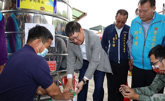 竹縣寶山27戶率先供5停2 縣府設供水站並擴大解除地下水引用限制