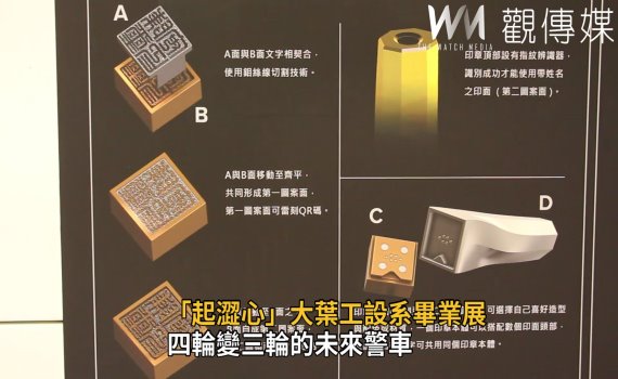 影/「起澀心」畢業展 大葉工設系畢業展科技印章獲專利