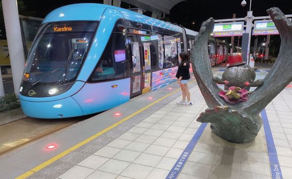行車保平安 淡海輕軌推月台軌道全時監控及性別友善