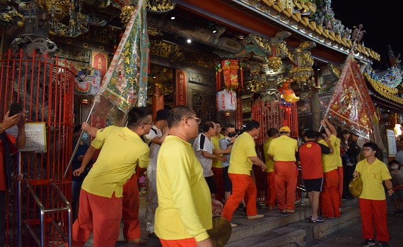 影/北港莊儀團延續百年民俗 立旗養兵預告北港迎媽祖遶境啟程
