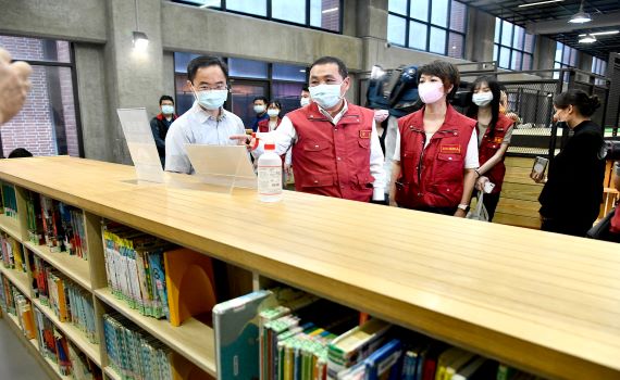 防疫不鬆懈 侯友宜視察藝文場館