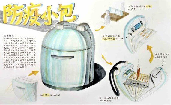 疫想天開 設計我來 高中職創意防疫用品設計競賽酒精膠囊奪金