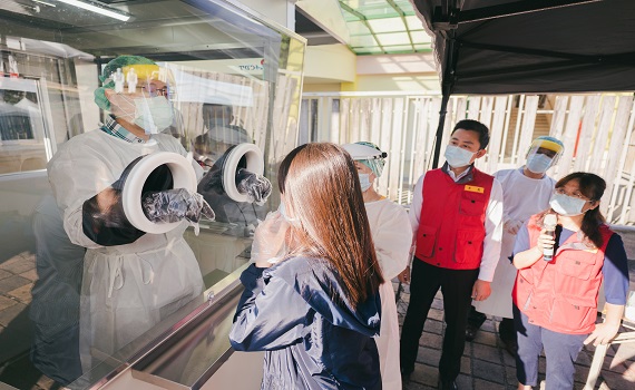 保衛半導體產業 全台園區首座「竹科社區篩檢站」啟用