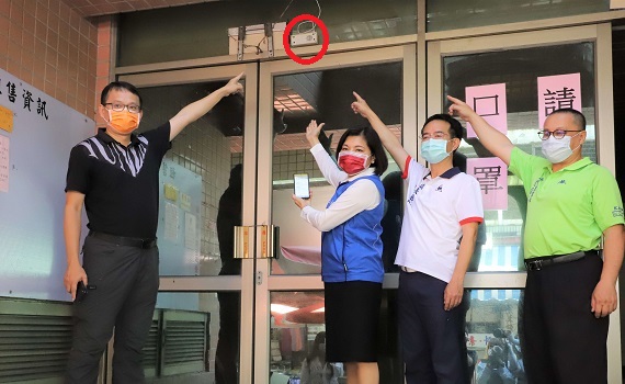 影/雲林率全國之先首創人流群聚偵測 防止傳統市場成防疫破口