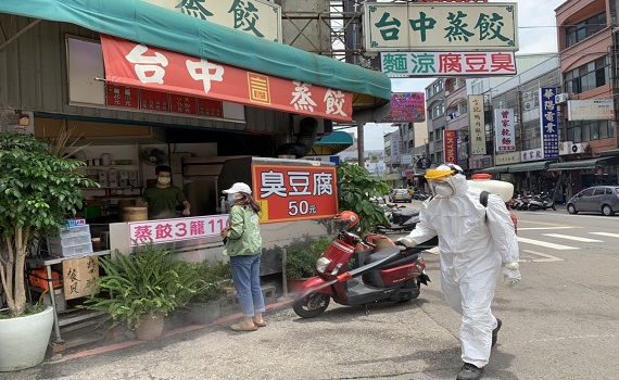 竹縣確診+0 外縣市確診者到過蒸餃店與鹹酥雞店已消毒