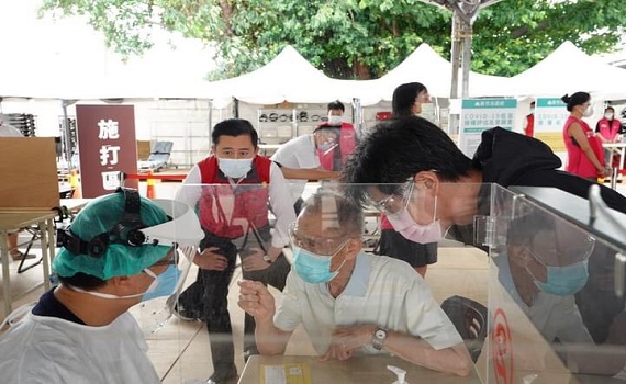 竹市80歲以上未設籍長者    開始接種疫苗 