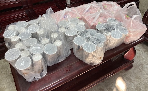向第一線人員致謝 台南東區便當業者提供美味餐飲