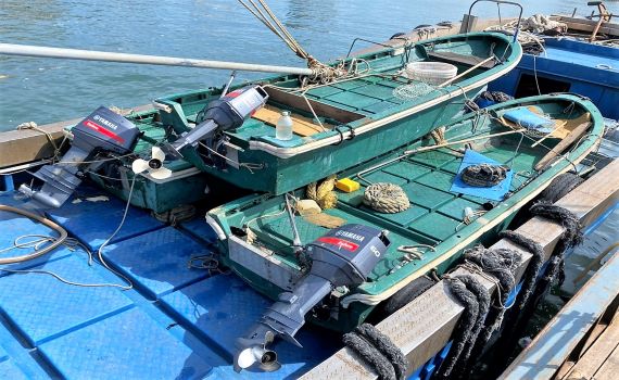 快艇當子船!海巡查扣陸船新組合漁法侵擾澎海域
