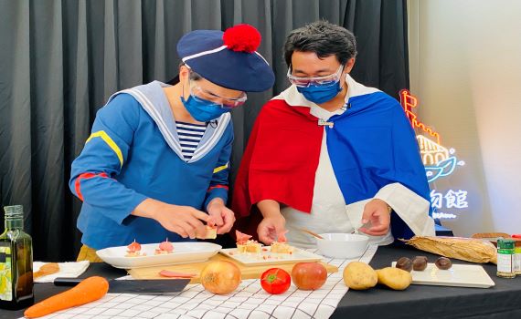 用美食教微歷史 淡古創意料理「上菜」開播