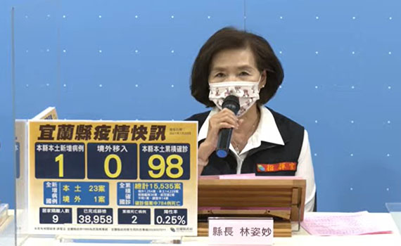 降級前宜蘭增一例 男子台北訪友確診足跡都在礁溪