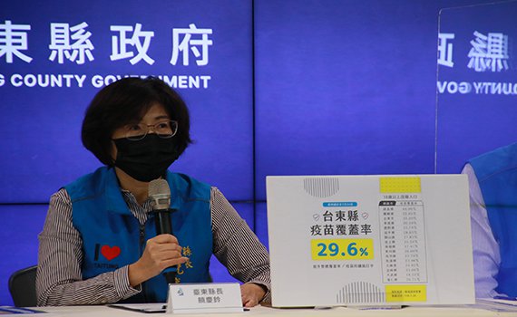 連續46天零確診 臺東疫苗涵蓋率達29.6%