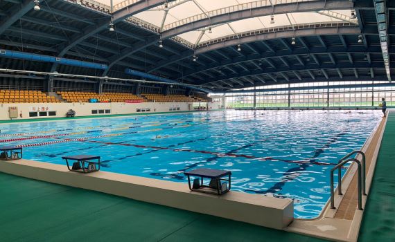 賴峰偉宣布澎湖游泳池10日起有條件開放 