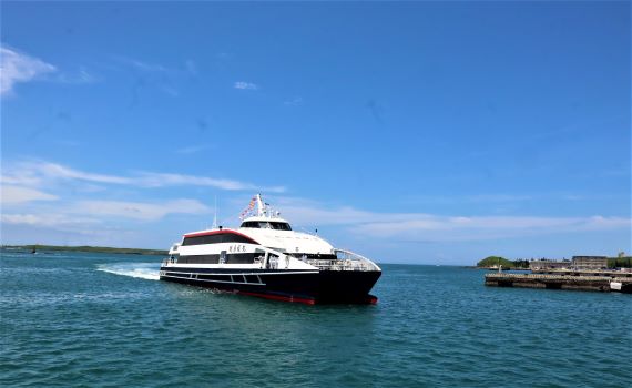 喜鵲到了! 凱8客輪澎湖首航載來267名旅客