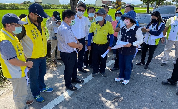 影/營建署長會勘斗南、林內道路 允諾協助改善維護通行安全
