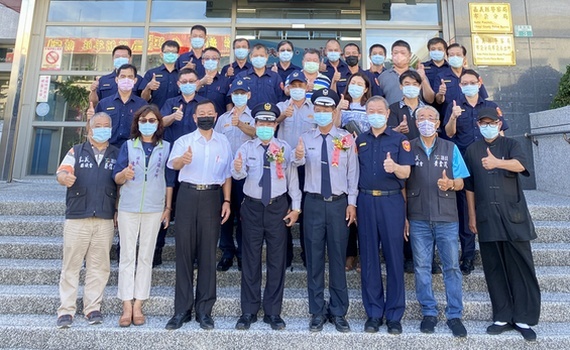 觀傳媒 雲嘉南新聞 布袋義警新任中隊長交接傳承挺警心做最佳後盾