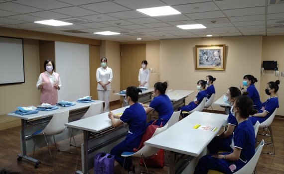我防疫我驕傲!彰基攜手大葉大學護理系學生防疫親體驗