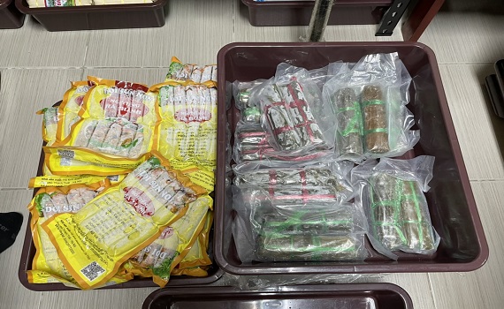 竹市專勤隊查獲不明肉品 18公斤驗出非洲豬瘟
