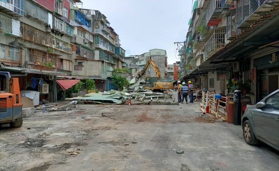 違建棚架佔用公有地拆了 土城瑞億市場增免費車位