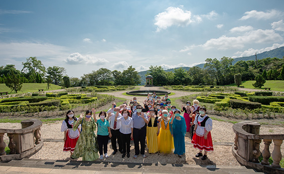 享受英式庭園歡樂時光 仁山植物園開賣輕食 